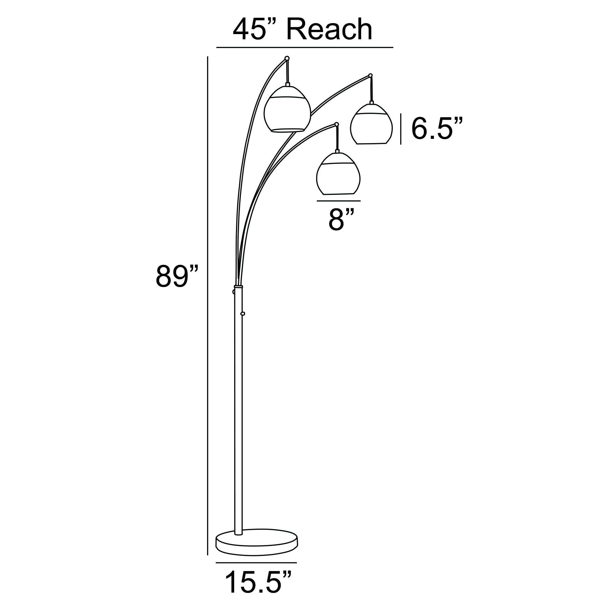 LADESSA Floor Lamp (CLEARANCE SPECIAL) - Lite Source