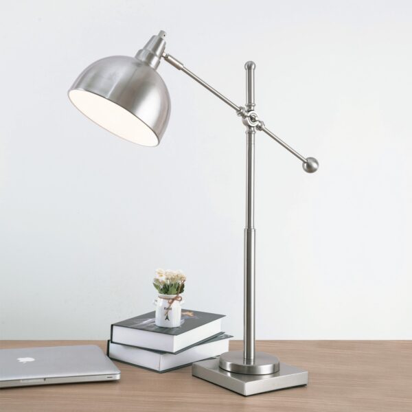 Silver Desk Lamp